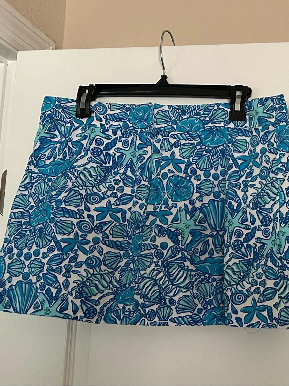 Lilly Pulitzer Jarvey Skort Shorley Sailors Valentine Mini Skirt Lace Detail